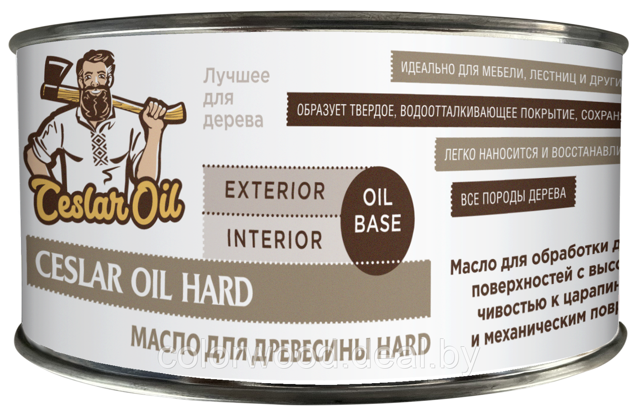 Масло для древесины Ceslar Oil Hard - 0.45л