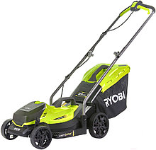 Газонокосилка Ryobi RLM18X33B-40 (с АКБ 4 Ah) желтый, черный