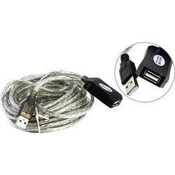 Aopen/Qust Кабель-адаптер USB2.0-repeater, удлинительный активный Am-- Af 5м (ACU823-5M) [6938510851314]