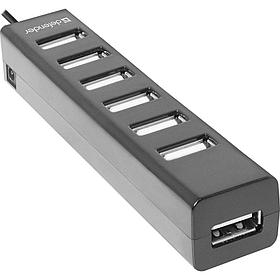 Defender Quadro Swift USB 2.0 универсальный USB разветвитель, 7 портов, 83203