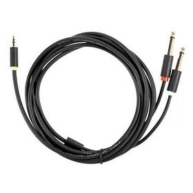 Telecom TAV6168-3M Кабель-адаптер 3.5ST(M)/2X6.35 ST(M), 3м, PRO [7958820049989]