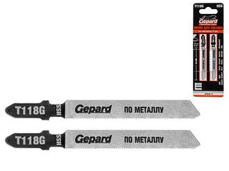Пилка для лобзика по металлу T118G (2 шт.) GEPARD