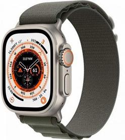 Смарт-часы Apple Watch 8 Ultra GPS+Cellular, 49mm Titanium Case Starlight Ti Green Alpine Loop M (MQEW3LL/A)