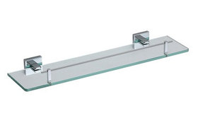 Savol Полка прямая стеклянная 52 см S-06591A хром