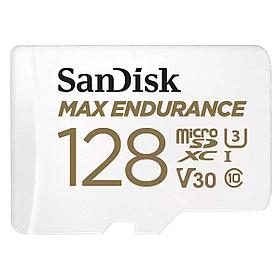 Карта памяти microSDXC UHS-I U3 Sandisk Max Endurance 128 ГБ, 100 МБ/с, Class 10, SDSQQVR-128G-GN6IA, 1 шт.,