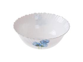 Салатник стеклокерамический, 227 мм, круглый, серия Синий мак, DIVA LA OPALA (Collection Classique)