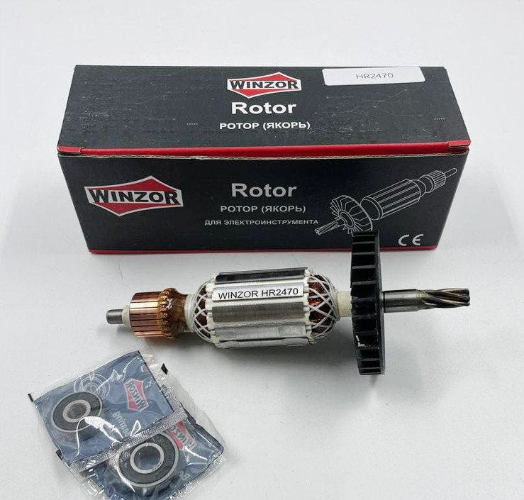 Ротор перфоратора Makita HR 2470+подшипники