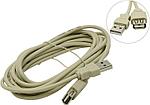 Удлинитель USB 2.0 AM-FM 3м 5bites UC5011-030C