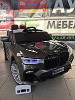 Детский электромобиль Baby Driver BMW X7 арт. B222 (серый глянец) Полноприводный