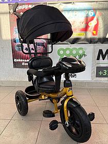 Детский велосипед трехколесный Trike Pilot PTA2GB (чёрно-золотой)