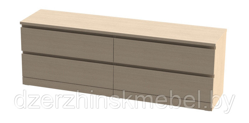 Комод Варма 4Д дуб беленый