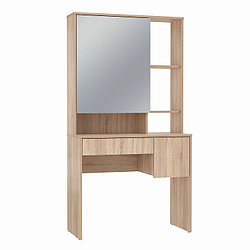 Стол туалетный Надежда-М12 (дуб сонома / ДВПО: белый)