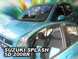Ветровики вставные для Suzuki Splash (2008-) 5 дверей / Сузуки Сплеш [28635] (HEKO)
