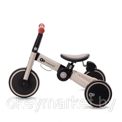 Складной детский велосипед-беговел Kinderkraft 4Trike | Silver Grey, фото 2
