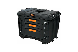 Ящик для инструментов Keter ROC Pro Gear с 3мя выдвижными ящиками, черный