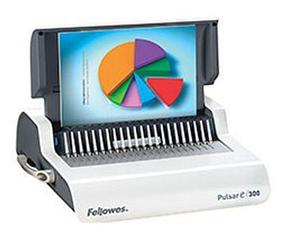 Переплетчик Fellowes PULSAR-E на пл. пружину с эл. перфорацией, сшивает до 300 лст., перф. 20 лст.
