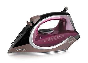 Утюг Vitek VT-8309, 2400Вт, черный/коричневый/бордовый
