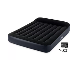 Матрас самонадувной с подголовником Intex Pillow Rest Classic, 203*152*25 см (64150NP)