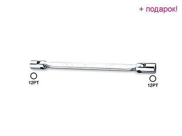 TOPTUL Тайвань Ключ торцевой 12х13мм шарнирный TOPTUL