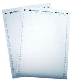 Маркер Lanmaster (LAN-MOL-20X10-WH) 20x10мм (упак:234шт) бел.