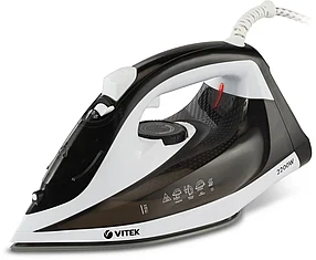 Утюг Vitek VT-1267, 2200Вт, черный/белый