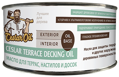 Масло для древесины Ceslar Terrace Decking Oil прозрачное 0,45л