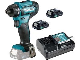 Аккум. шуруповерт MAKITA CXT DF 033 DWAE в чем. (12.0 В, 2 акк., 2.0 А/ч Li-Ion, 2 скор., 30 Нм, шурупы до 8
