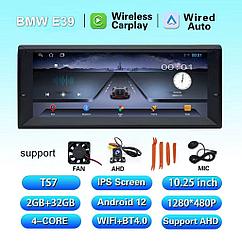 Штатная магнитола Android 10" TS7 2/32GB для BMW 5-Series(E39)