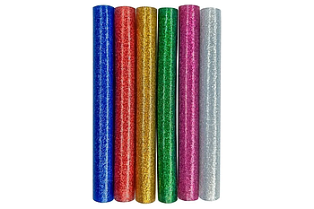 Цветные клеевые стержни 11x100 мм Vertextools 6 шт