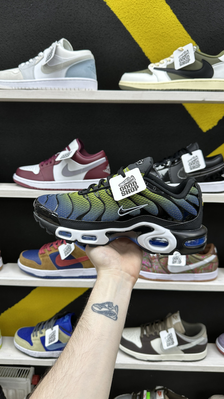 Кроссовки Nike Air Max TN Plus Blue Green Volt