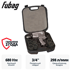 Пневмогайковерт FUBAG IWS680 3/4 " + набор