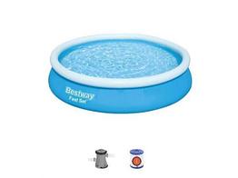 Надувной детский бассейн Fast Set, 366 х 76 см Бассейн, комплект, BESTWAY