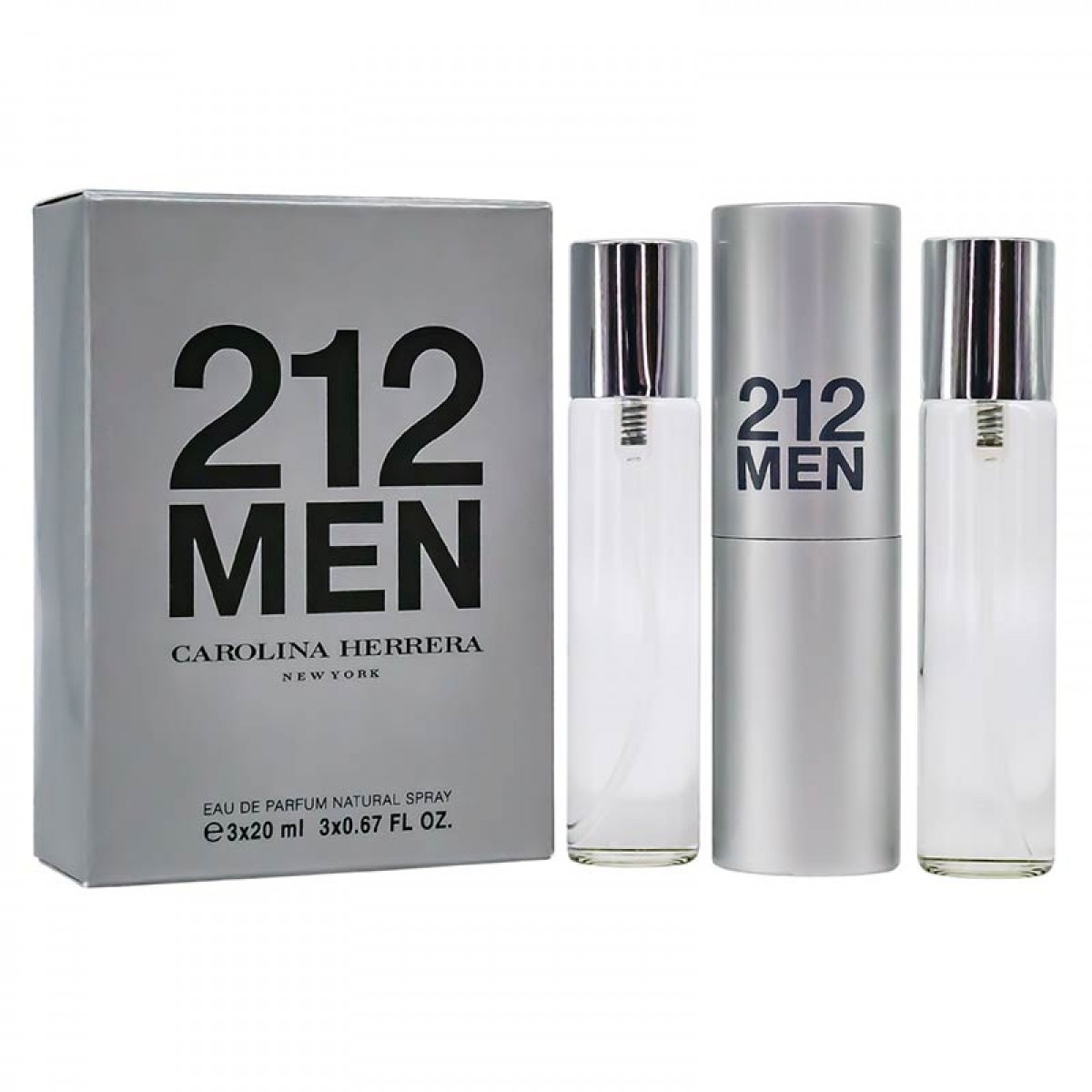 Парфюмерный набор Carolina Herrera 212 Men / edp 3*20 ml