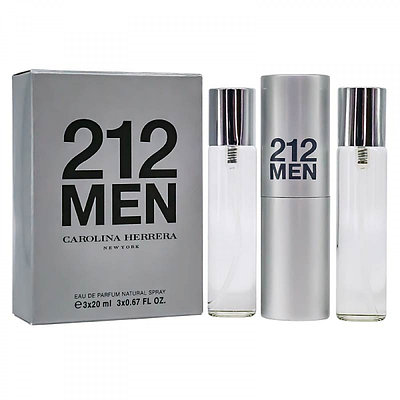 Парфюмерный набор Carolina Herrera 212 Men / edp 3*20 ml