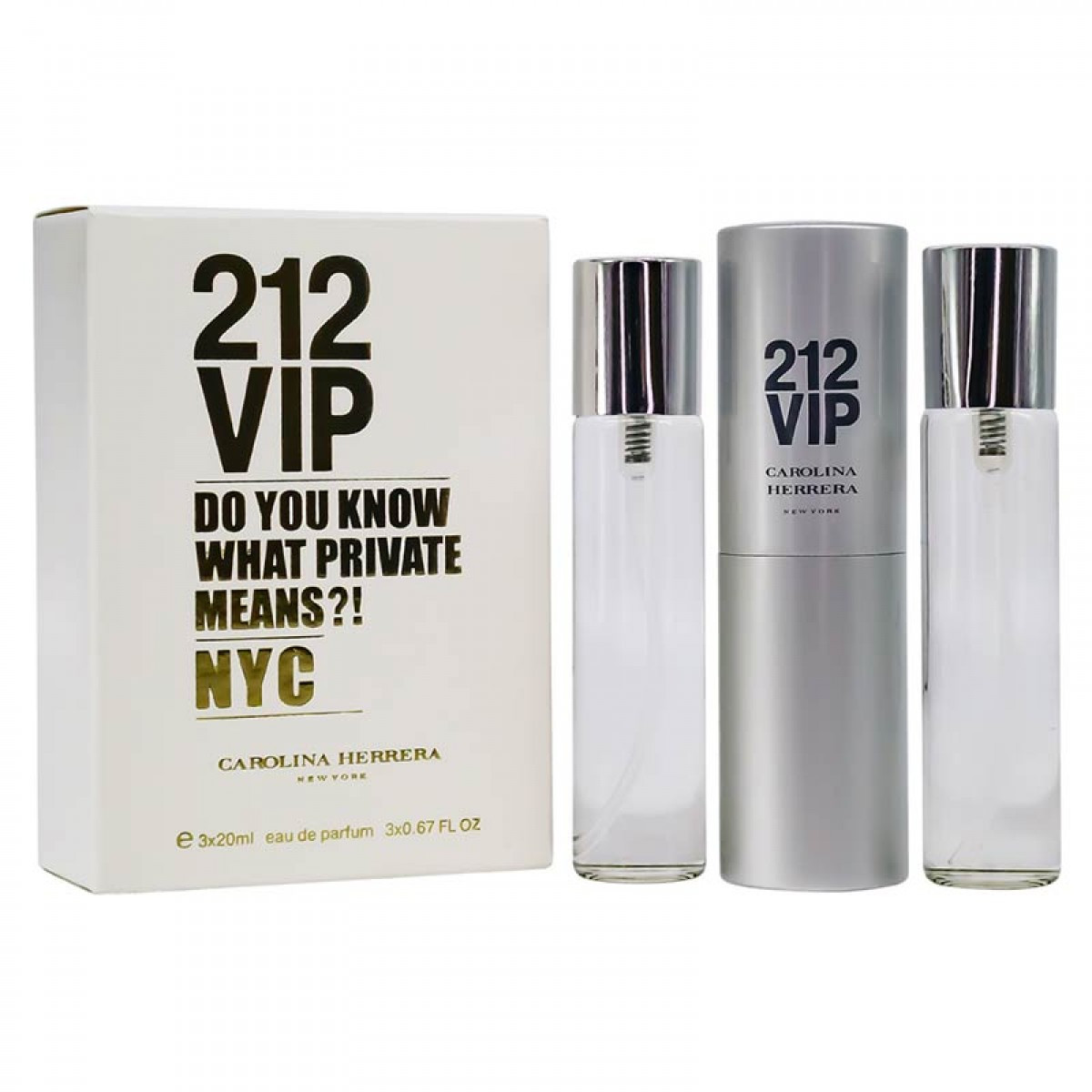 Парфюмерный набор Carolina Herrera 212 VIP Women / edp 3*20 ml