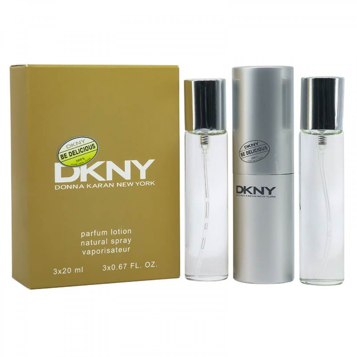 Парфюмерный набор DKNY Be Delicious / edp 3*20 ml