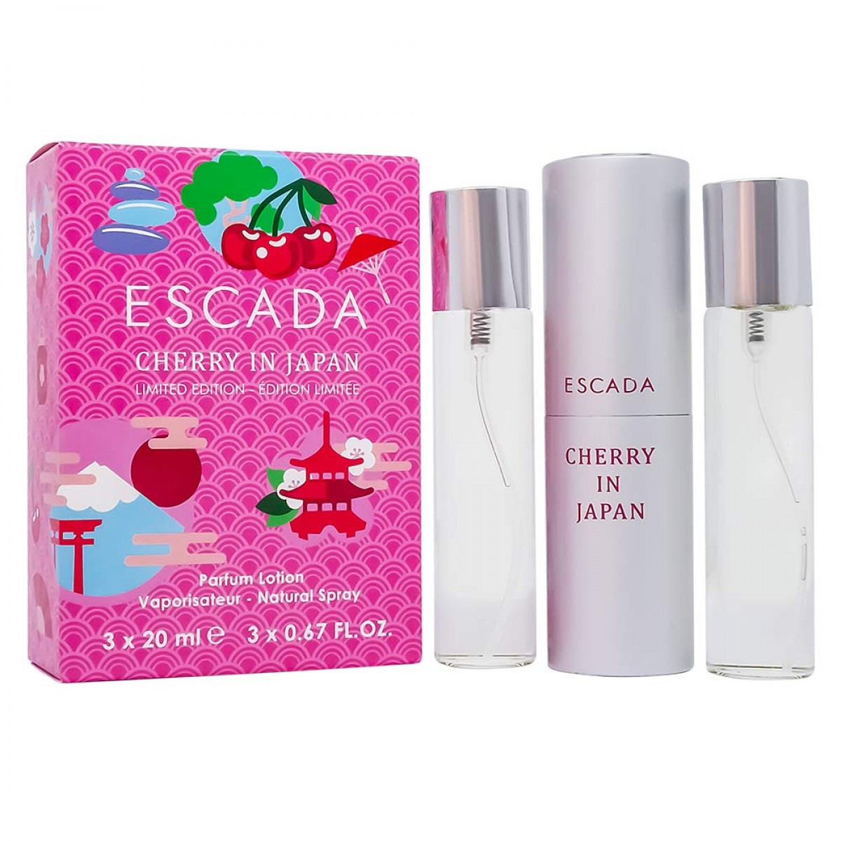 Парфюмерный набор Escada Cherry in Japan / edp 3*20 ml