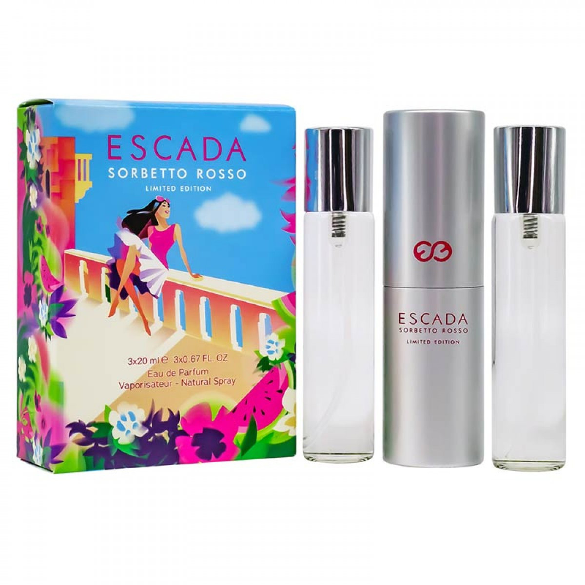 Парфюмерный набор Escada Sorbetto Rosso / edp 3*20 ml