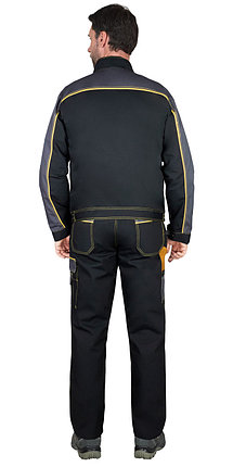 Куртка СИРИУС-АГАТ черный с темно-серым, фото 2