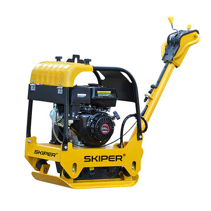 Виброплита SKIPER C160L-W (Loncin 9.0л.с., плита 65х42см., 30.5кН, 15м/мин, реверс, колеса), фото 2
