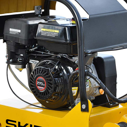Виброплита SKIPER C160L-W (Loncin 9.0л.с., плита 65х42см., 30.5кН, 15м/мин, реверс, колеса), фото 2