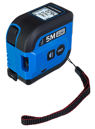 Дальномер-рулетка Ermenrich Reel SLR640 (60м, красный лазер, 19мм*5м матовая лента, дисплей, ABS), фото 2