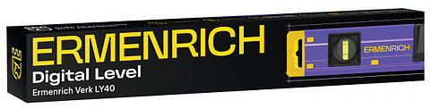 Уровень электронный Ermenrich Verk LY40 (0–360°/4x90°, 400мм, ЖК-экран, IP54, фиолетовый), фото 2
