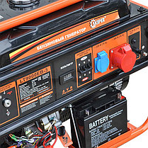 Электростанция SKIPER LT9000EB-3 (6.5кВт, 1х380В/16А/6кВт, 1х220В/16А/2кВт, 12В, кол, эл.стар,25.0л), фото 3