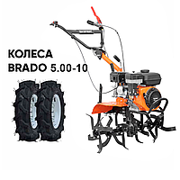 Культиватор SKIPER SP-800 + колеса BRADO 5.00-10 (комплект)