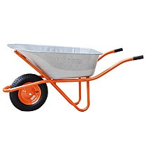 Тачка строительная BRADO 130 expert PRO (до 130 л, до 300 кг, 1x4.00-8, пневмо, ось 16*100), фото 2