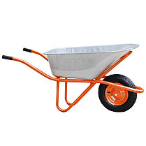 Тачка строительная BRADO 130 expert PRO (до 130 л, до 300 кг, 1x4.00-8, пневмо, ось 16*100), фото 3
