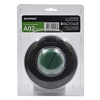 Головка триммерная SKIPER A02 2,4мм,(10*1,25 "мама" лев. рез.), 480 гр,без разб., (блистр). d 130