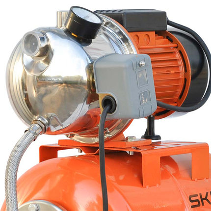 Станция водоснабжения автоматическая Skiper JET120S (1300 Вт, 3600 л/ч, 24 л, нерж), фото 2