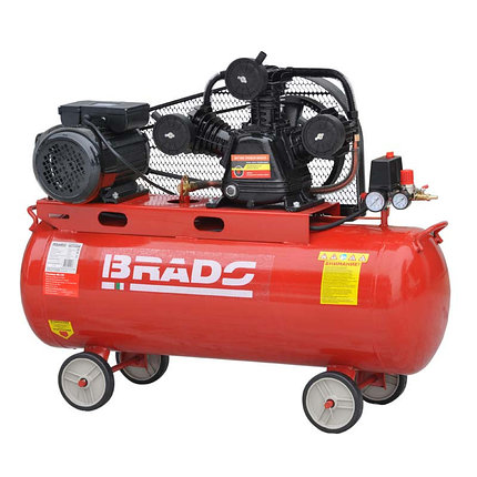 Воздушный компрессор BRADO IBL3100A (до 600 л/мин, 8 атм, 100 л, 230 В, 3.0 кВт), фото 2